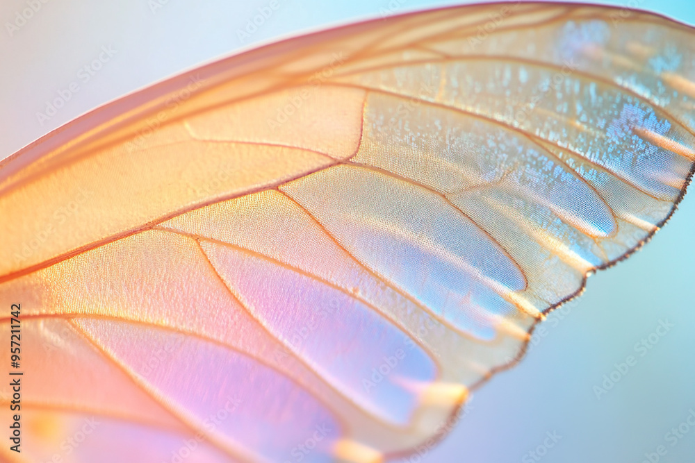 Wall mural Close-up of a butterfly's wing