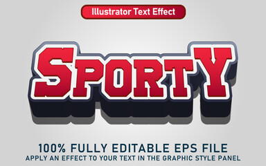 EDITABLE SPORTY TEXT EFFECT