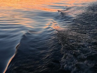 Peaceful Water Sunset Reflection
