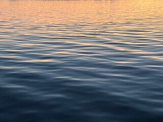 Peaceful Water Sunset Reflection
