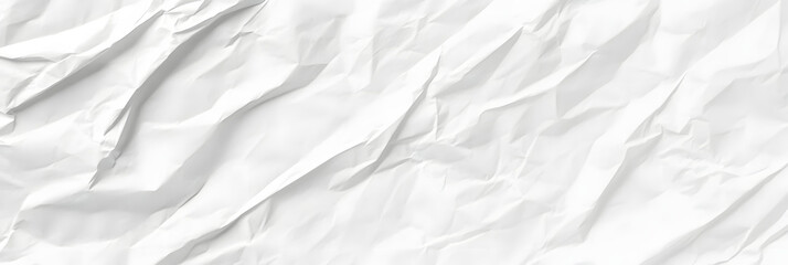Obraz premium white crumpled paper background texture pattern overlay
