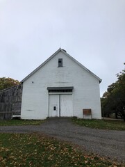 White barn