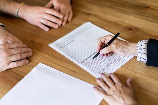 Signing Real Estate Agreement