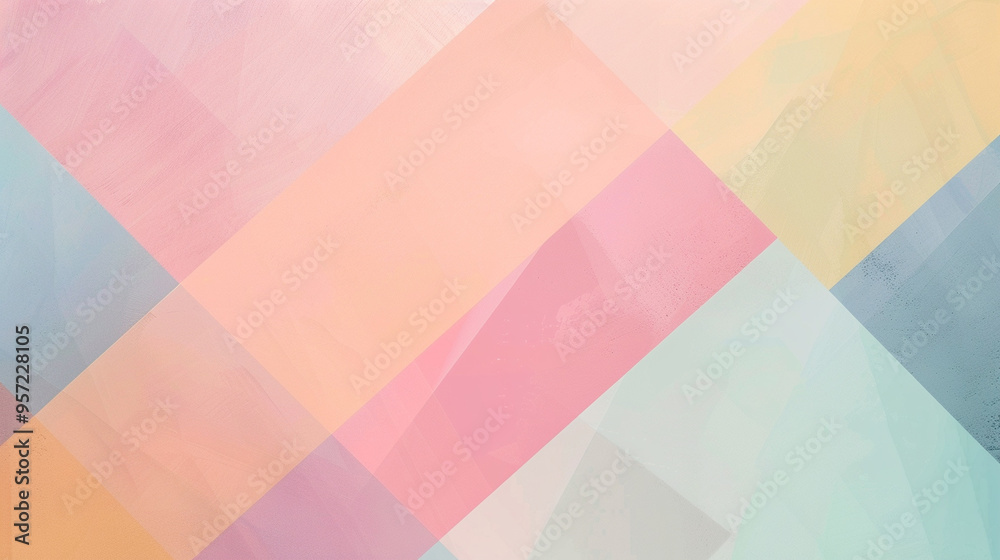 Wall mural a minimalist abstract background with clean lines and geometric shapes in a monochromatic color pale
