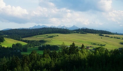 Obraz premium krajobraz Tatr