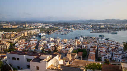 panorama in Ibiza, spain