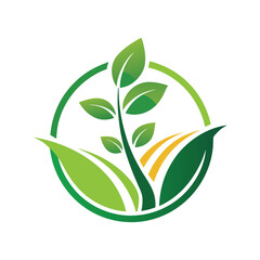 green leaves logo