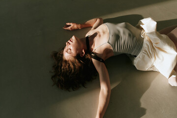 Sun portrait of woman