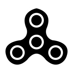 Spinner Vector Glyph Icon Design