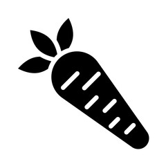 Carrot Vector Glyph Icon Design