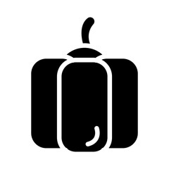 Capsicum Vector Glyph Icon Design