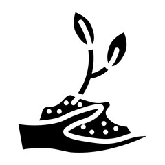 Gardening Vector Glyph Icon Design