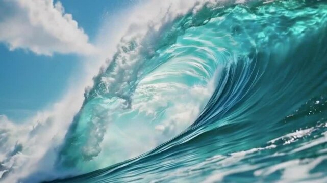 Giant Waves in Slow Motion: Coastal Surf and Ocean Power Unveiled