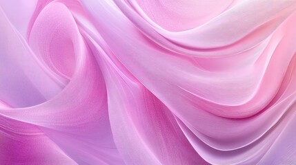 Fototapeta premium Pink and lilac abstract digital background featuring curved lines Illustration