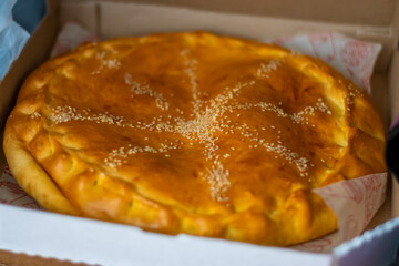 Homemade apple pie. High quality photo