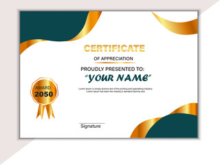LUXURY CERTIFICATE DESIGN.