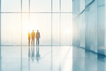 Corporate Team Contemplating Future Opportunities in Office Environment