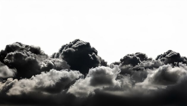Photo of beautiful white sky with black clouds