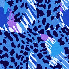 Fun girly camouflage pattern in vibrant stripes and spotted seamless design . Modern skin texture patched effect for festival and beach wear style in repeat .