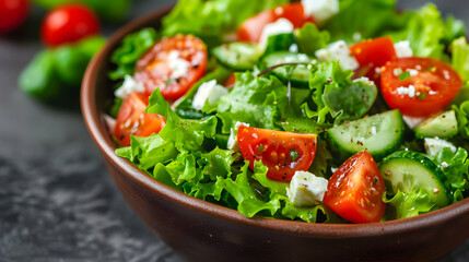 Colorful Greek Salad 