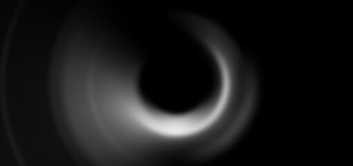 Abstract Black White Gray Background, Blackhole Swirl Backdrop Texture, Banner Poster Design