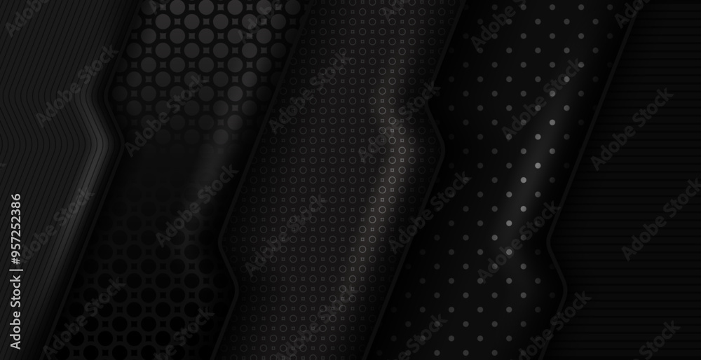 Canvas Prints abstract geometric black design monochrome banner pattern background brochure website flyer certific