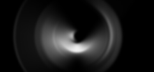 Big Swirl Black White Gray Background, Abstract Grainy Noisy Backdrop Texture, Circle Banner Poster Design