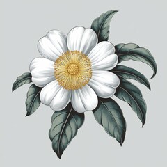 flower isolated on white background