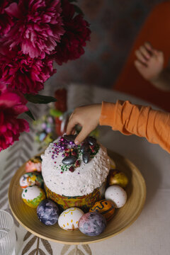 Festive Easter table