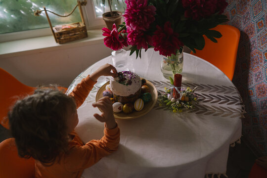 Easter celebration at home