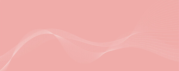 Abstract gradient vector background with wavy lines