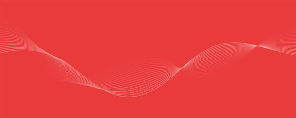 Abstract gradient vector background with wavy lines