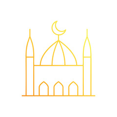 Mosque vector icon