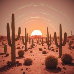 cactus in desert
