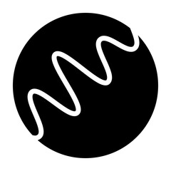 Mercury Vector Glyph Icon Design