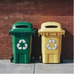 garbage bin in the park