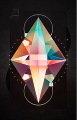 abstract background with triangles
