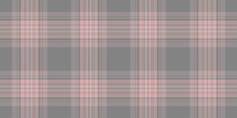 Marriage pattern check vector, 1960s plaid texture textile. Chequered seamless background fabric tartan in pastel and grey colors.