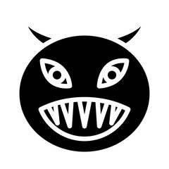 Monster Vector Line Icon Design