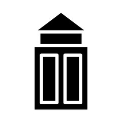 Lamp Vector Line Icon Design