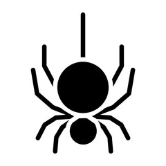 Spider Vector Line Icon Design