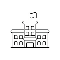 School vector icon