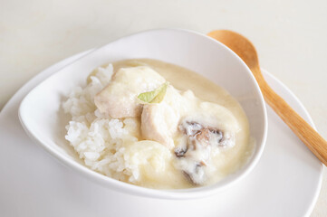 ホワイトカレーライス