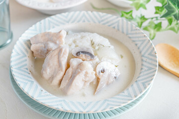 白いカレーライス