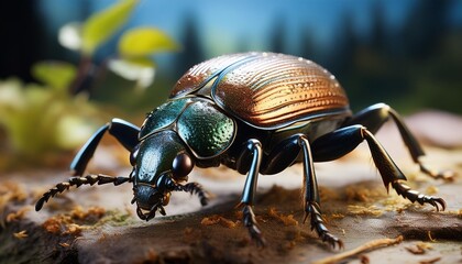 Naklejka premium state potato beetle