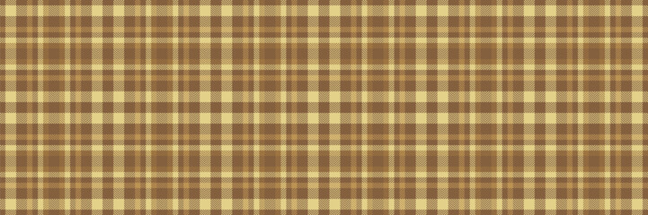 Irish vector textile fabric, choose pattern texture seamless. Smooth plaid check background tartan in orange and yellow colors.