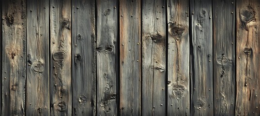 Fototapeta premium A rustic, barn wood background with a worn central text space