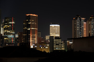Night view of the city