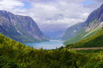 Majestic Fjords of Sunnfjord, Where Tranquil Waters Meet Towering Mountains