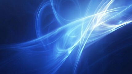 Obraz premium Ethereal Blue Light Abstract